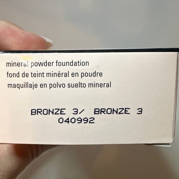 New MARY KAY Mineral Powder Foundation loose round Bronze 3 NIB .28 OZ. - Picture 4 of 5